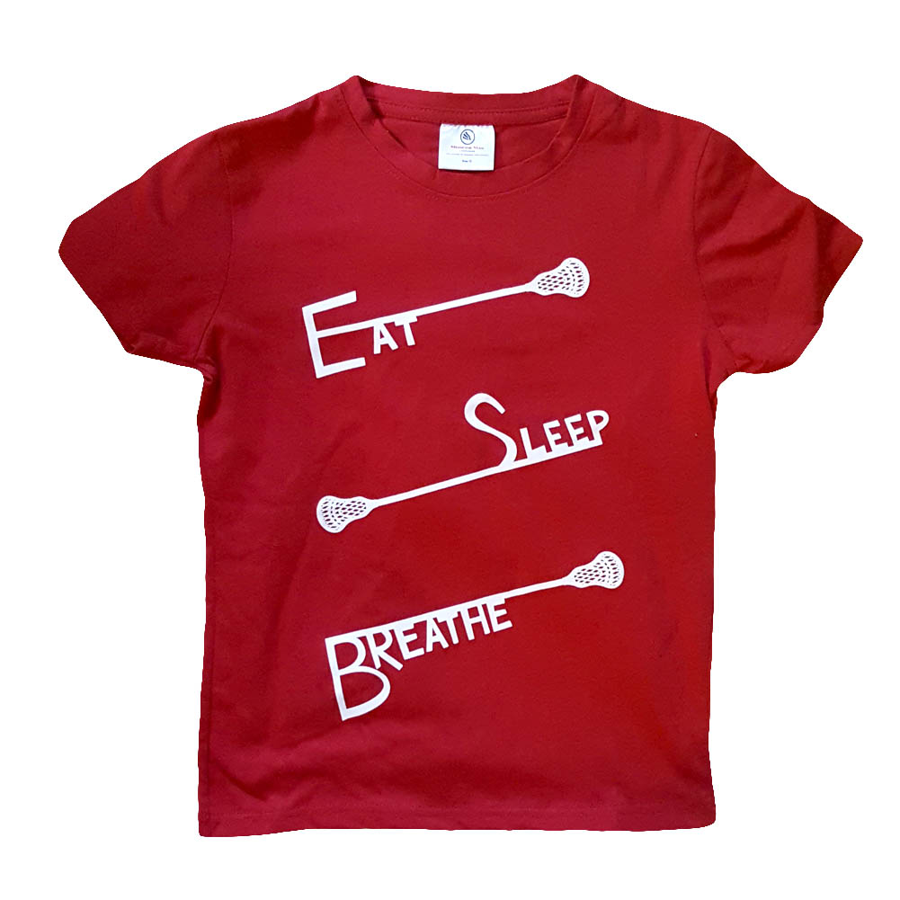 Sale Eat Sleep Breathe Lacrosse Shirt